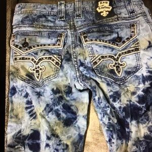 Men’s acid washed jeans inseam 32